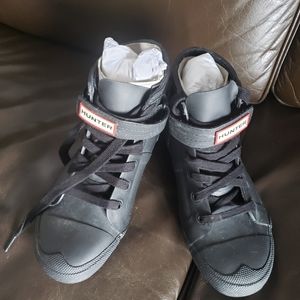 Hunter rain high top sneakers/boots